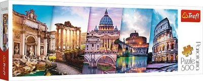 Puzzle 500el Panorama Podróż do Włoch 29505 TREFL p16