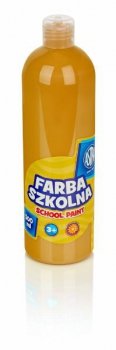Farba szkolna butelka 500ml jasno brązowa ASTRA