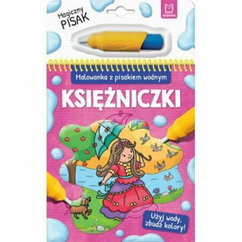Malowanka z pisakiem wodnym. Księżniczki. AKSJOMAT