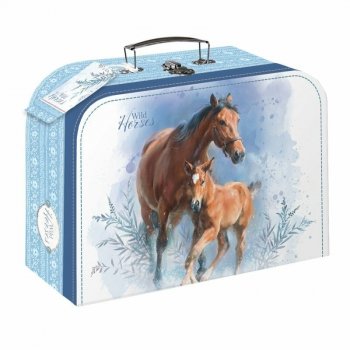 Kuferek szkolny wiel. 35 Wild horses