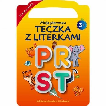 PROMO Łebskie zwierzaki w literkowie. Moja pierwsza teczka z literkami. Literki P-T KS66614 Trefl