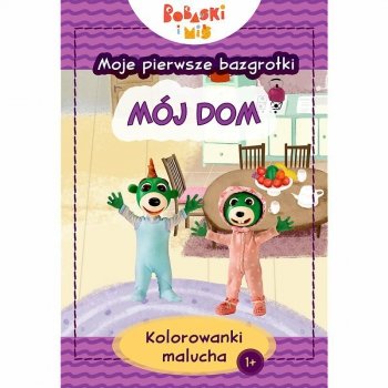PROMO Bobaski i miś. Moje pierwsze bazgrołki. Kolorowanki malucha. Mój dom KS66218 Trefl