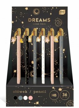 Ołówek z zawieszką Dreams Interdruk p36 mix cena za 1 szt