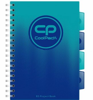 Kołozeszyt B5 100k Gradient ocean 04781 CoolPack