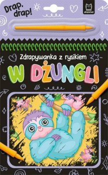 Książeczka W dżungli. Zdrapywanka z rysikiem.