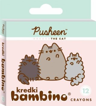 Kredki bambino 12 kolorów Pusheen p10