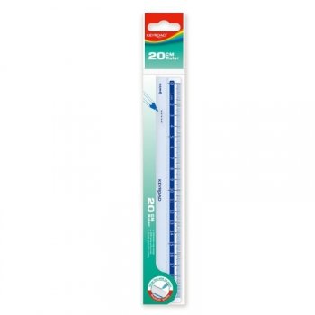 Linijka plastikowa KEYROAD 20 cm transparentna