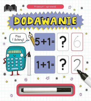 Książka Przesuń i sprawdź. Dodawanie Zielona Sowa
