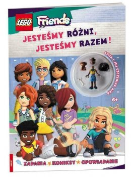Książeczka LEGO FRIENDS. JESTEŚMY RÓŻNI, JESTEŚMY RAZEM! LNC-6160