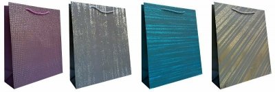Torebka ozdobna prezentowa 4wz 18x23x10cm JP 3033C mix cena za 1 szt