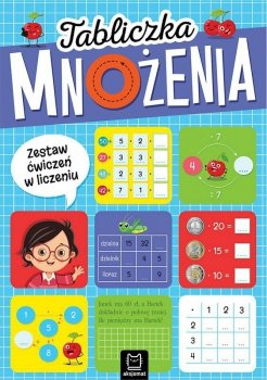 Książeczka Tabliczka mnożenia. Zestaw ćwiczeń w liczeniu