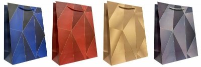 Torebka ozdobna prezentowa JP3048A 30x41,5x12cm mix cena za 1 szt