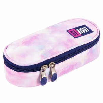 Piórnik saszetka usztywniona z wewnętrzną klapką ST.RIGHT PC-01 Pink Sky