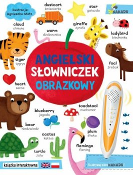 Książka Kakadu. Angielski słowniczek obrazkowy (książka interaktywna) Wyd. Jedność