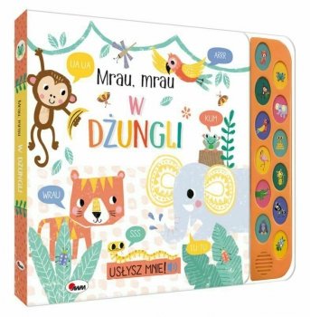 Książeczka sensoryczna Usłysz mnie Mrau Mrau w dżungli