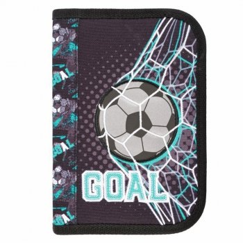 Piórnik dwuklapkowy bez wyposażenia Bambino Goal