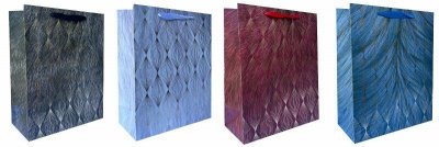 Torebka ozdobna prezentowa 26x32x12cm JP BL2316B mix cena za 1 szt