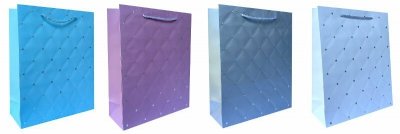 Torebka ozdobna prezentowa 3x41,5x12cm JP 3089A mix cena za 1 szt