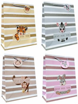 Torebka ozdobna prezentowa 31x41,5x12cm 3106A mix cena za 1szt