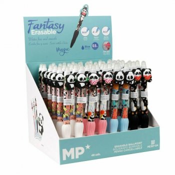 Długopis ścieralny z nakładką 0.5 mm Panda PE187-04 p48 mix cena za 1 szt