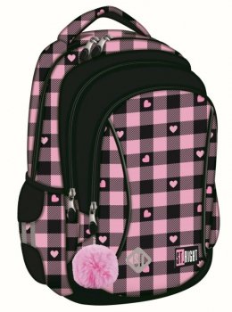 Plecak 3-komorowy ST.RIGHT BP-26 Pink Checkered