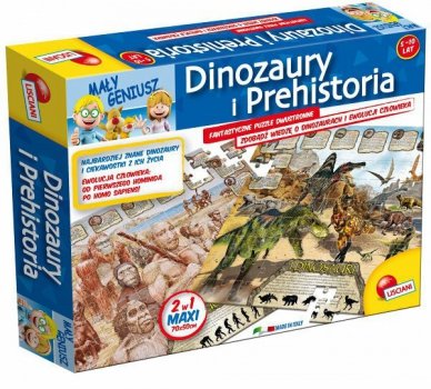 Mały Geniusz Dinozaury i prehistoria puzzle 50789 LISCIANI