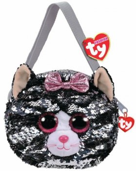 TY Fashion Sequins cekinowa torba na ramię KIKI - kot 95120