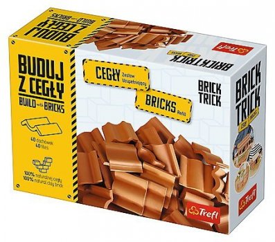 Brick Trick Refil cegły dachówki 40szt. 61036 TREFL