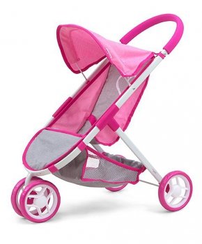 Wózek dla lalek Susie Prestige pink różowy Milly Mally