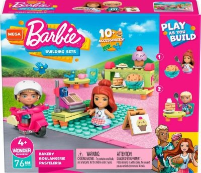 MEGA CONSTRUX Barbie Cukiernia GWR32 p6 MATTEL