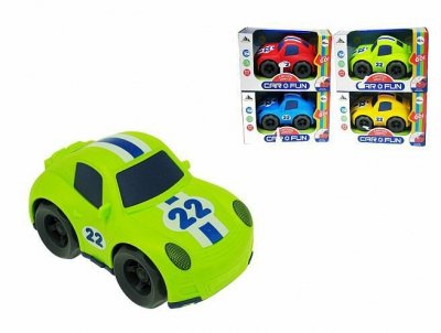 PROMO Auto wyścigowe 14,5 cm światło dźwięk mix cena za 1 szt 933-301A
