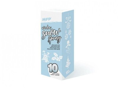 Sztuczny śnieg w sprayu 100ml z szablonami