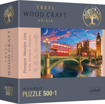 Puzzle 501el drewniane - Pałac Westminsterski 20155 Trefl
