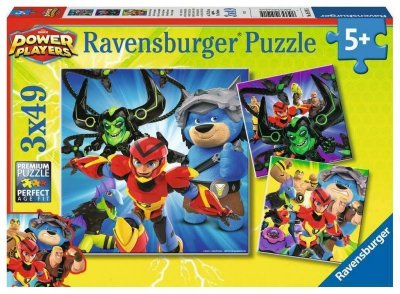 PROMO Puzzle 3x49 Power Players 051915 RAVENSBURGER