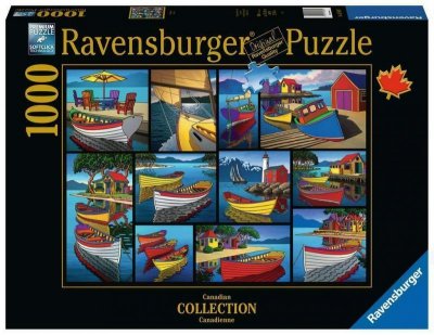 PROMO Puzzle 1000el Na wodzie. Canadian Collection 168347 RAVENSBURGER