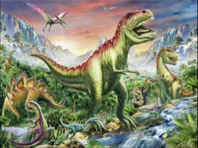PROMO Malowanie po numerach Dinozaur T-Rex 40x50cm 6179