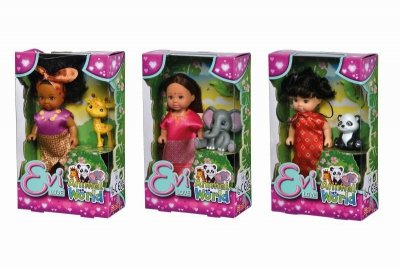 PROMO Lalka Evi z dzikim zwierzątkiem mix 3 rodzaje Simba cena za 1 szt.