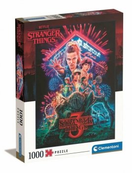 Clementoni Puzzle 1000el Stranger Things. Netflix 39653