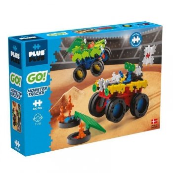 Plus Plus GO! Klocki Monster Trucks 600 elementów DANTE