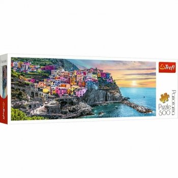 Puzzle 500el Panorama Vernazza o zachodzie słońca, Włochy 29516 Trefl
