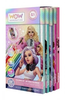 Kredki 48szt + notes WoW Generation WOW00044 Kids Euroswan