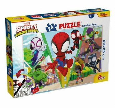 Puzzle dwustronne 24el Marvel Spidey Let's Challenge. LISCIANI 99672