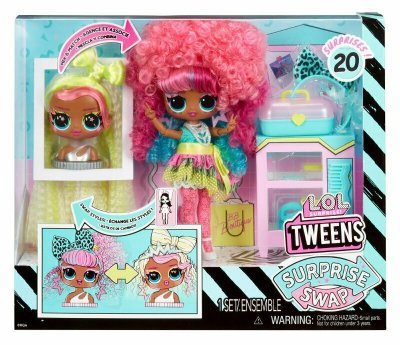 PROMO LOL Surprise Tweens Curls 2 Crimps Cora Lalka z wymienną głową p3 593263