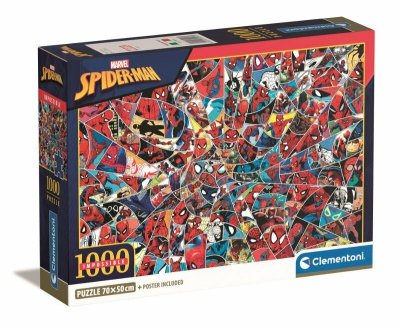 PROMO Clementoni Puzzle 1000el Impossible Spiderman 39916