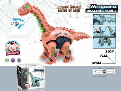 PROMO Dinozaur na baterie światło/dźwięk 373144 mix cena za 1 szt