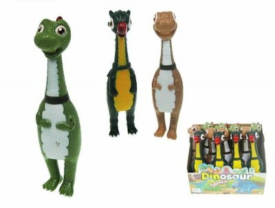 PROMO Dinozaur 32cm ściskany, dźwięk 3 rodzaje 4237/38/39 p12, mix cena za 1 szt