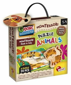 PROMO Montessori baby Puzzle ze zwierzętami 96848 LISCIANI