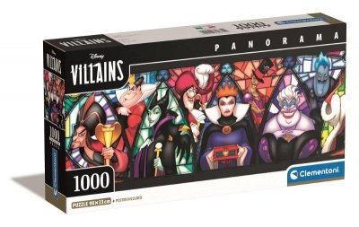 PROMO Clementoni Puzzle 1000el Panorama Villains 39872
