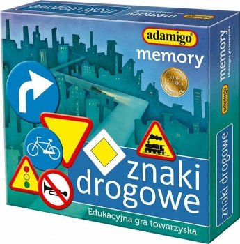 Memory Znaki drogowe gra pamięciowa ADAMIGO