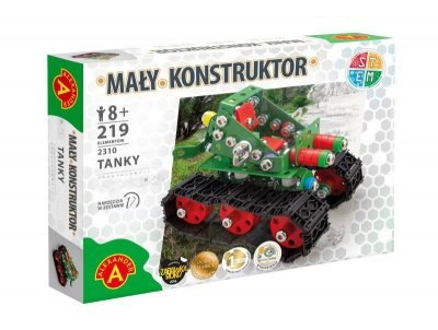 Mały Konstruktor TANKY 219 elementów 2809 ALEXANDER
